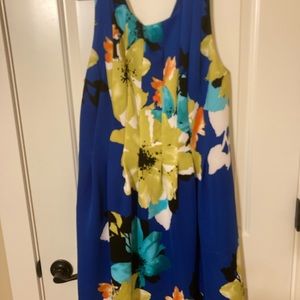 Scuba A-line dress